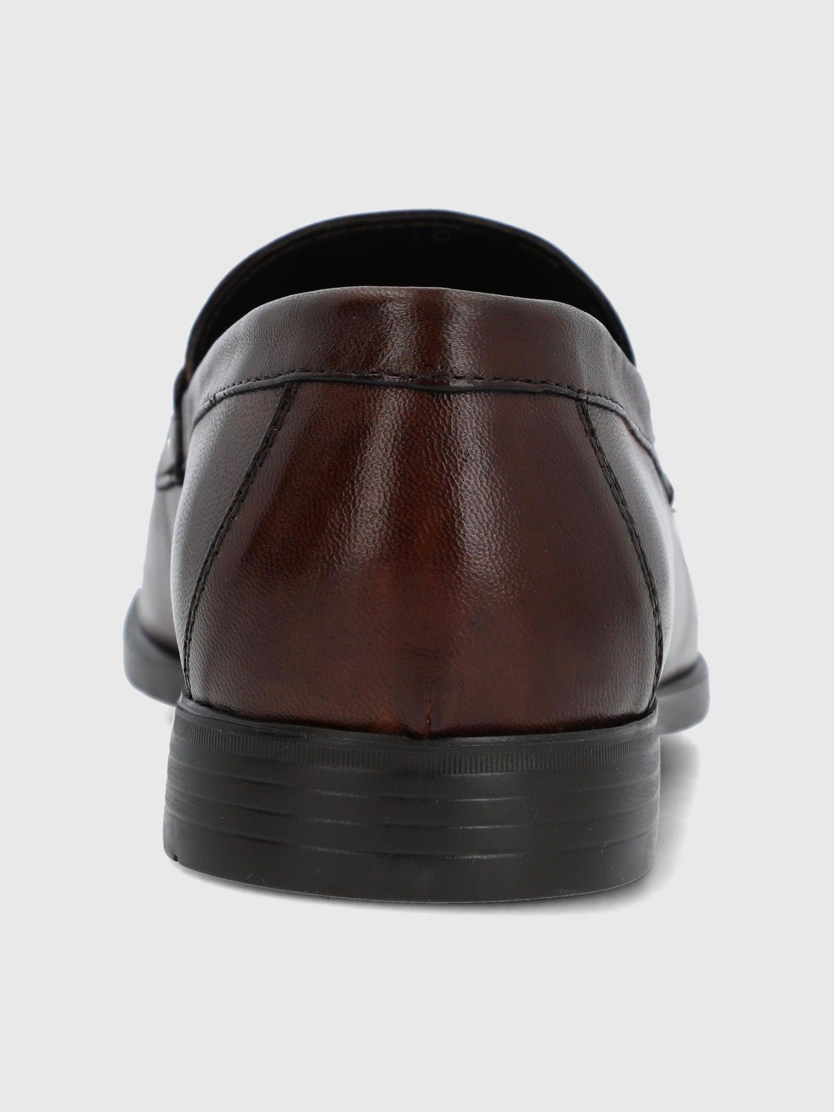 Mocasin Italiano Hombre Cuero Ulivo Café-6