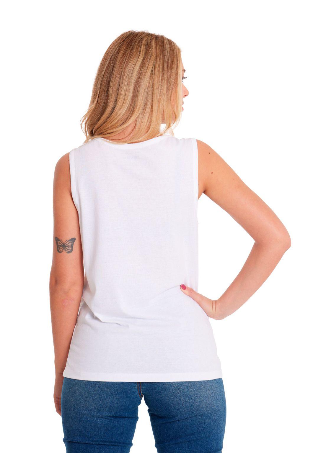 Polera Sin Manga Mujer Graphic Tank 1 Blanco-3