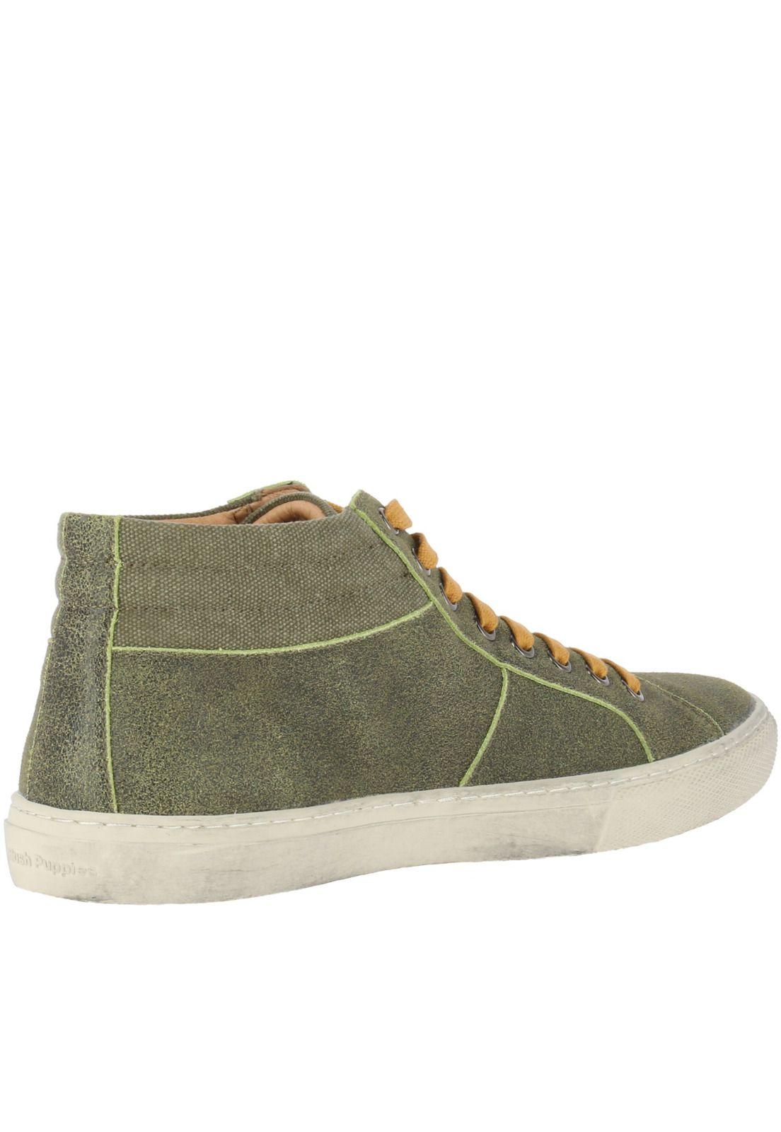 Botin Cuero Hombre Jacksville Verde Claro-4