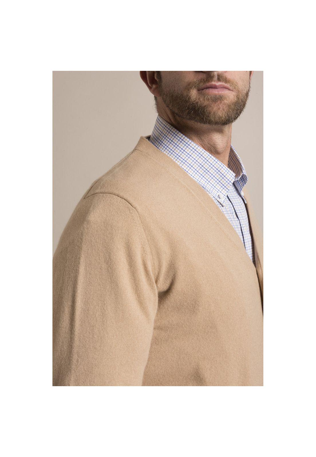 Cardigan Cashmere Rockford Camel-4
