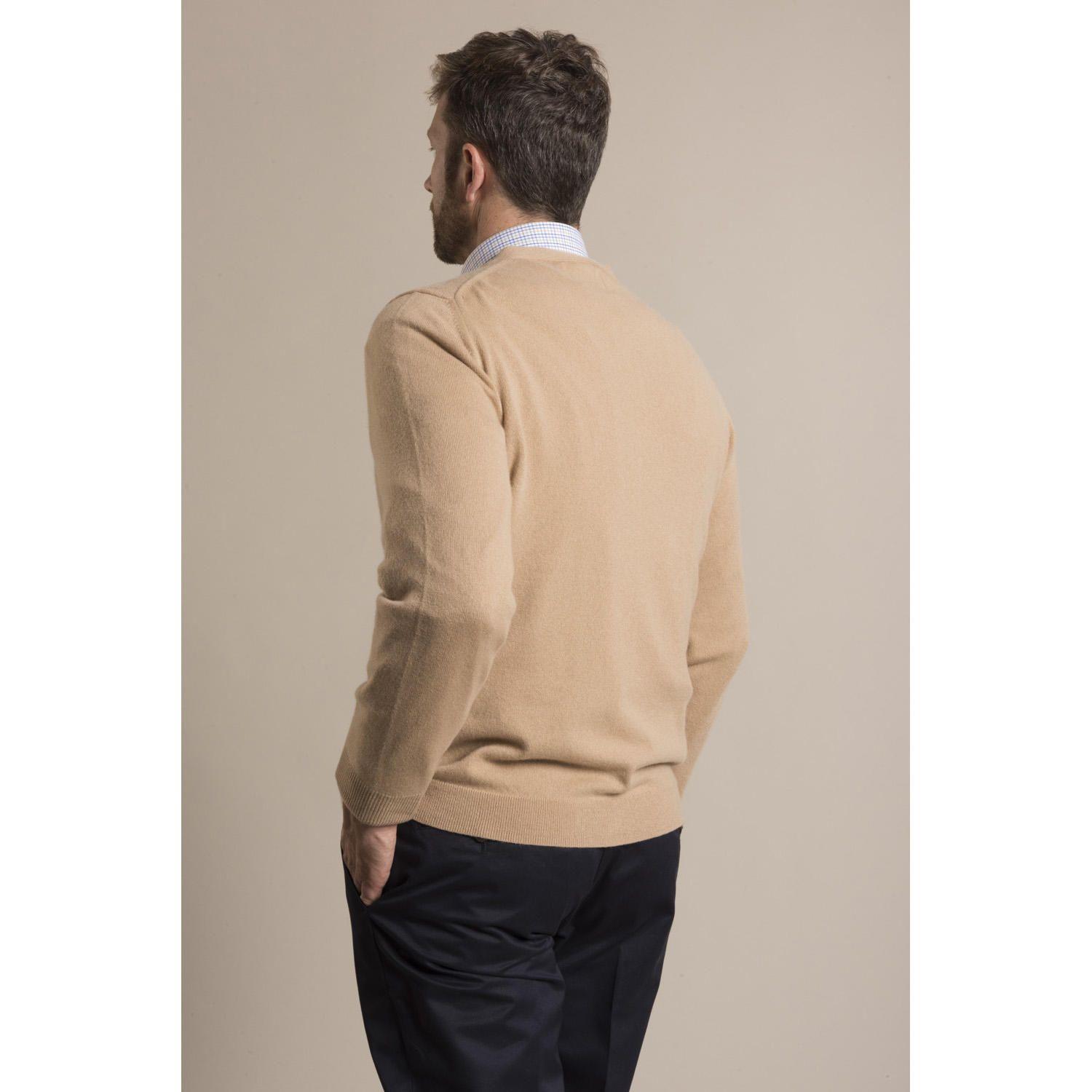 Cardigan Cashmere Rockford Camel-3