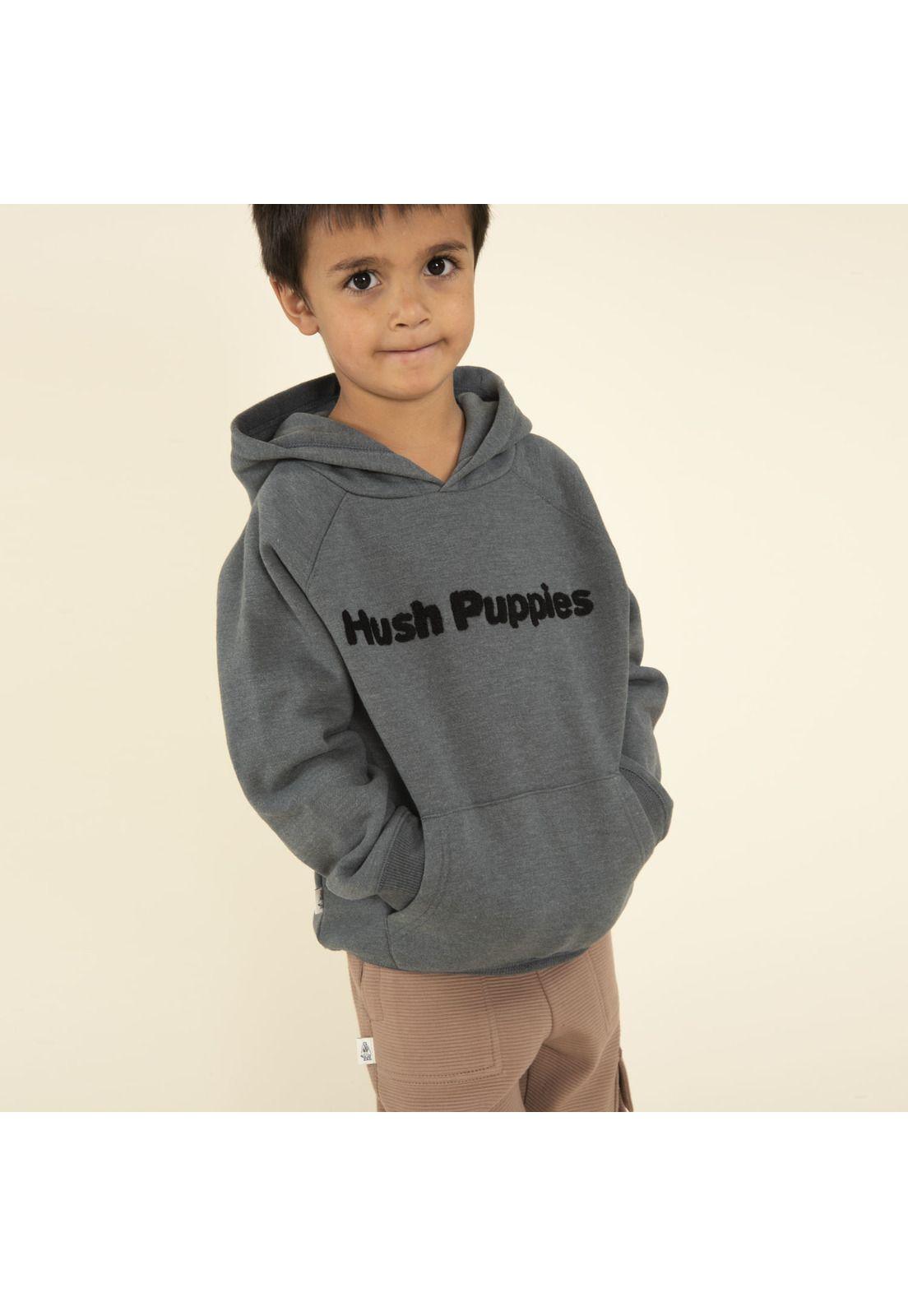 Polerón Niño Logo Gris Oscuro-1