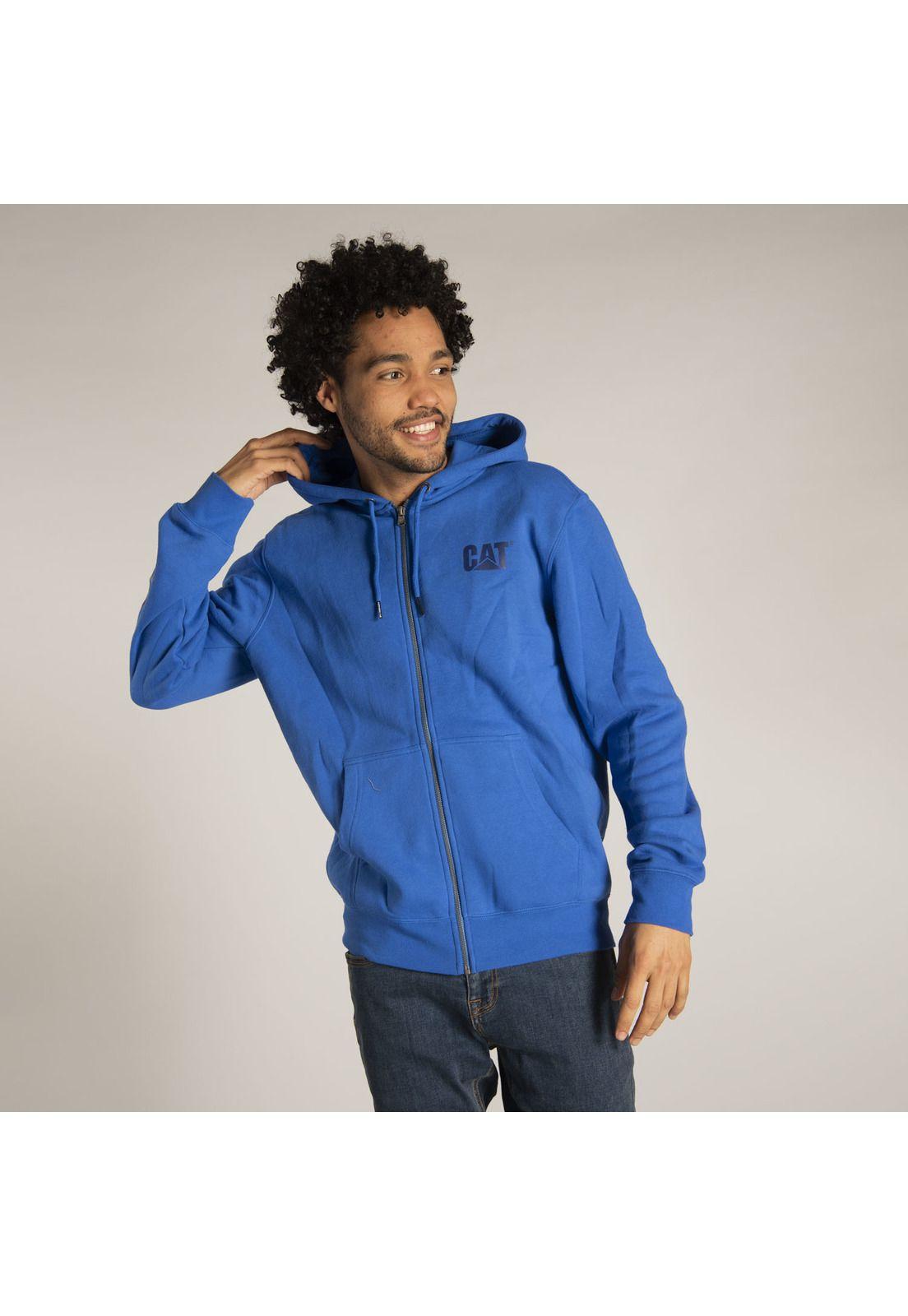 Polerón Hombre Foundation Fz Dm Hoo Azul-0