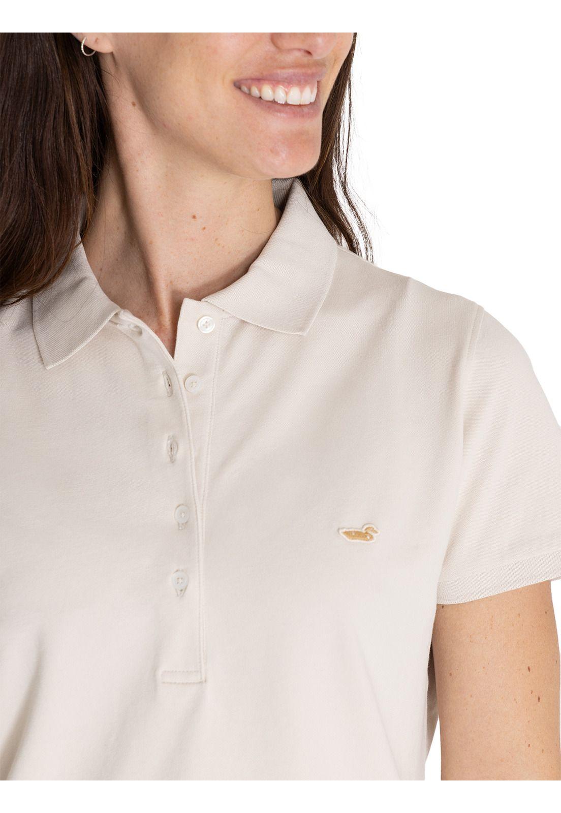 Polera Algodón Orgánico Beige Sandie Mujer -5