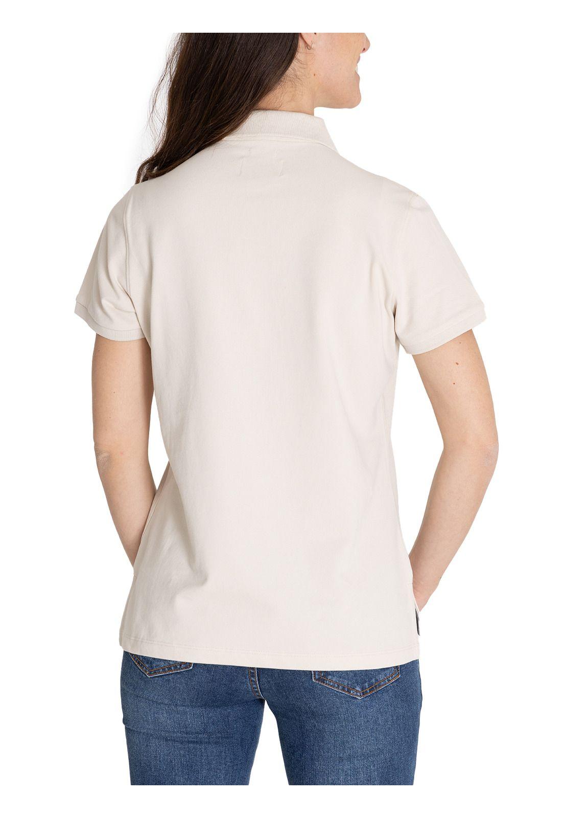 Polera Algodón Orgánico Beige Sandie Mujer -7