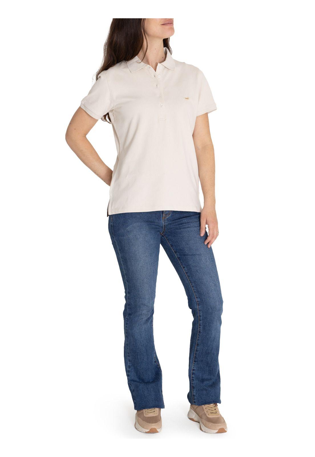 Polera Algodón Orgánico Beige Sandie Mujer -8