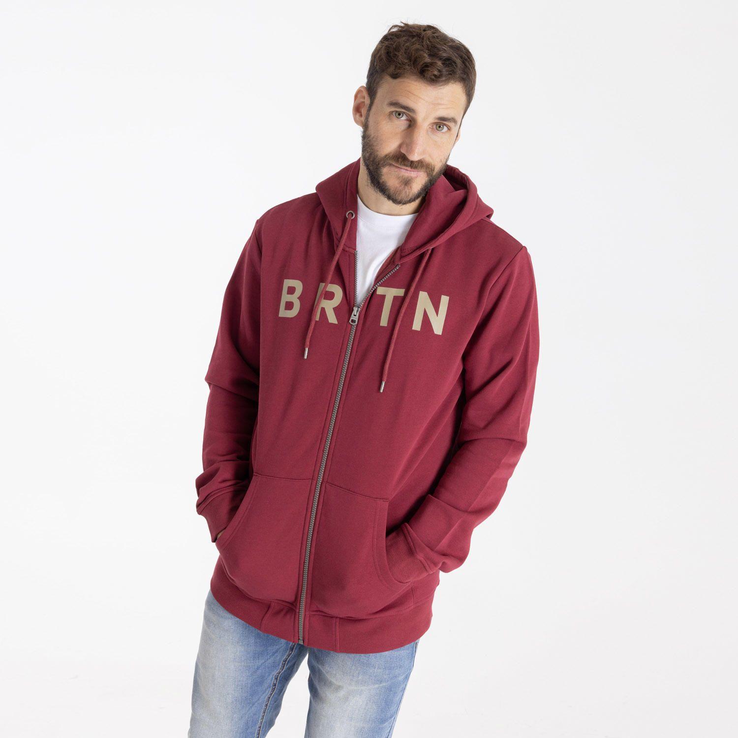 Polerón con gorro Brtn Logo Rojo Hombre-0