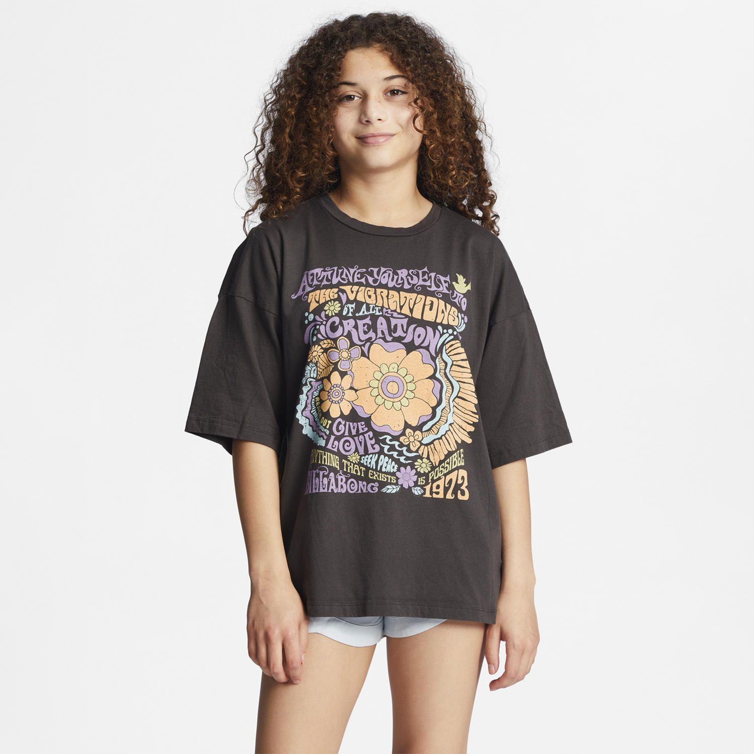 Polera M/C Niña Cosmic Trip G Tees O Plomo-0