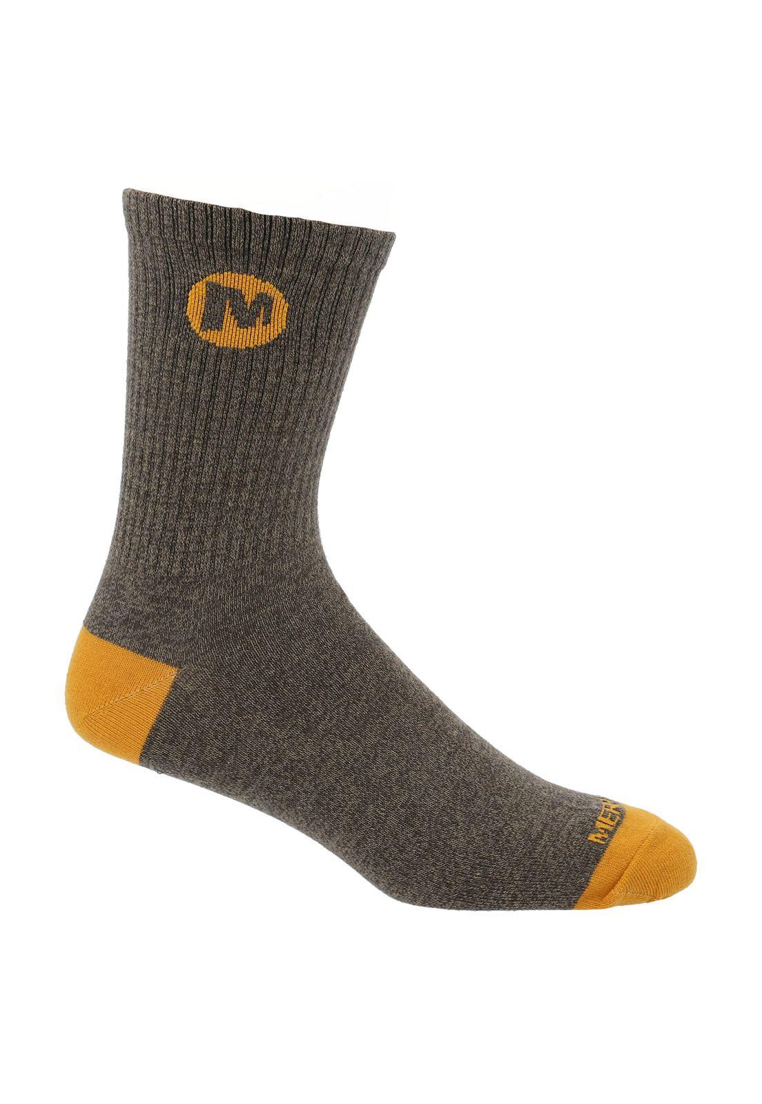 Pack 3 Calcetines Hombre Crew Socks Rojo-2