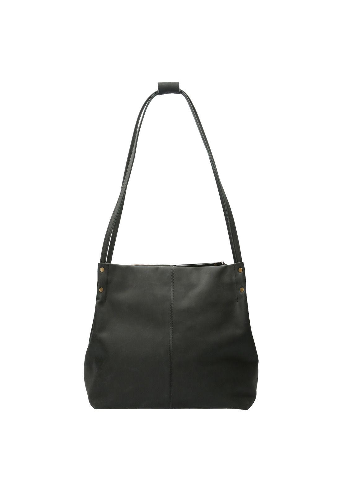 Cartera Cuero Mujer Oporto Bag Negro-2