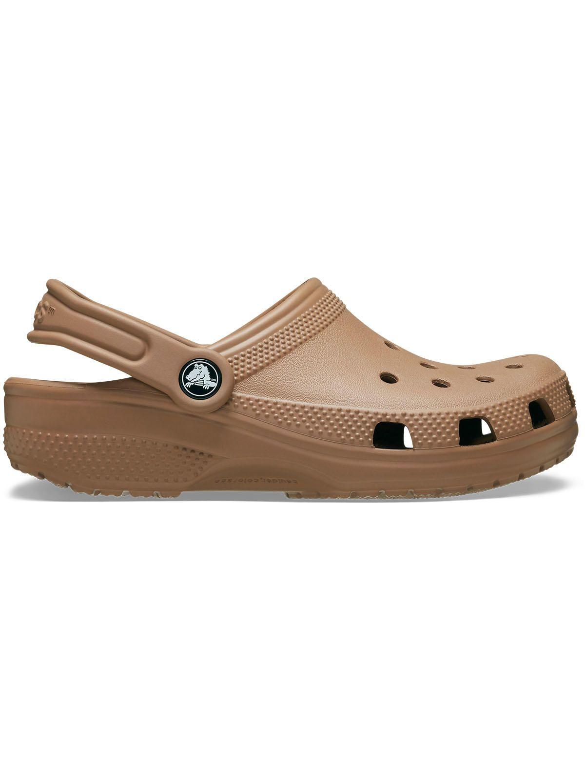 Zueco Crocs Niño Classic Clog Café-0