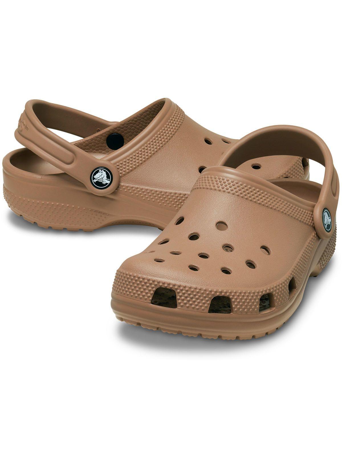 Zueco Crocs Niño Classic Clog Café-3
