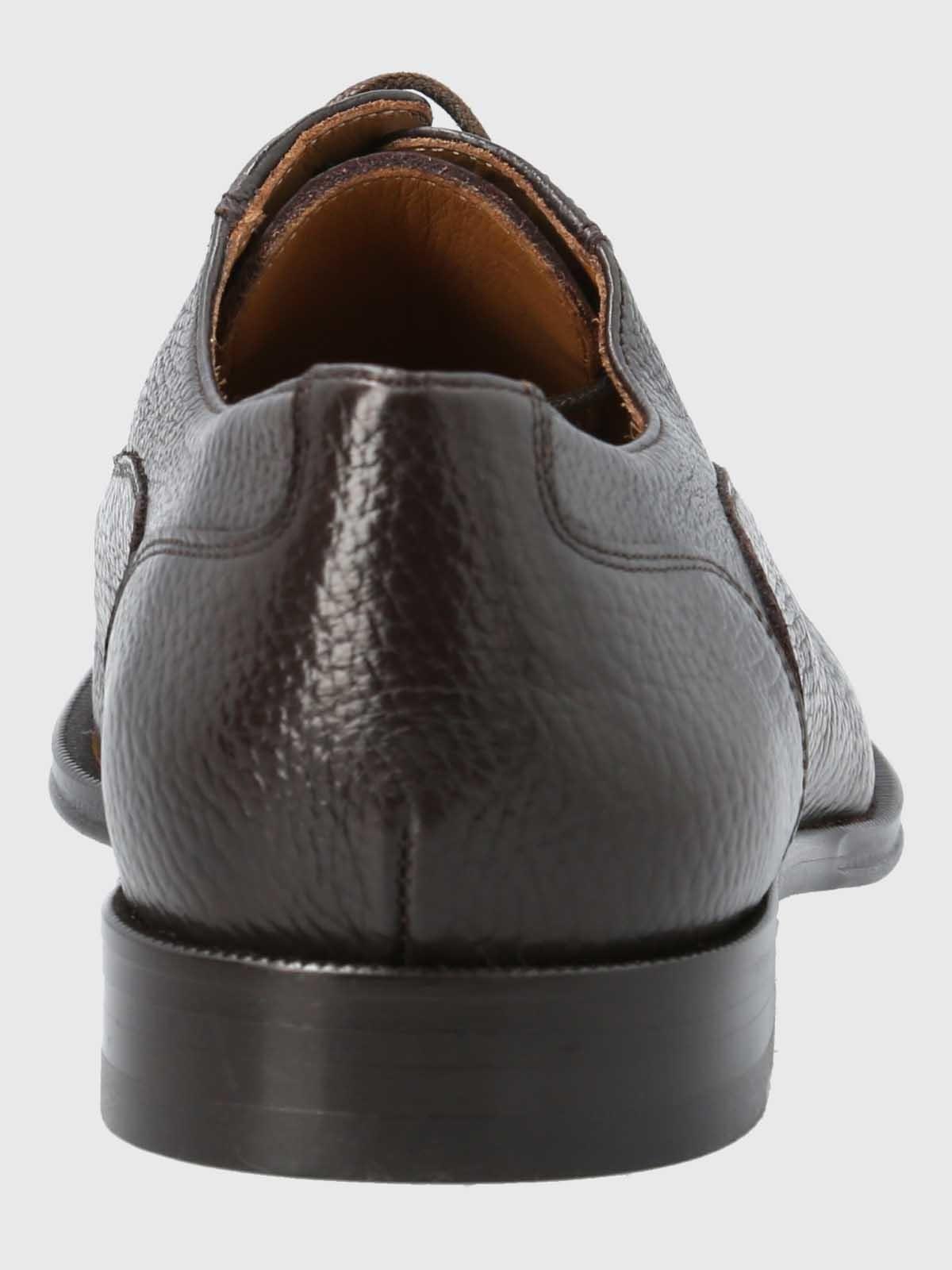 Zapato Italiano Hombre Cuero Padua Café-6