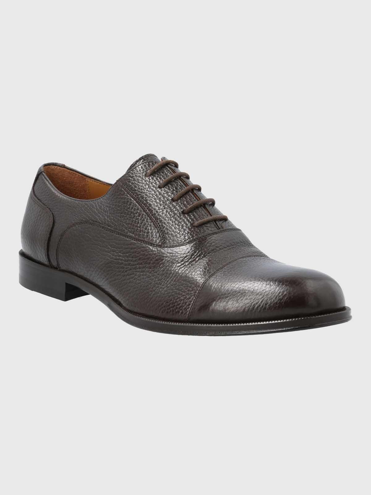 Zapato Italiano Hombre Cuero Padua Café-0