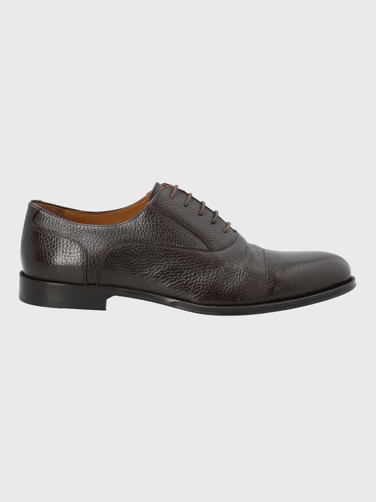 Zapato Italiano Hombre Cuero Padua Café-1