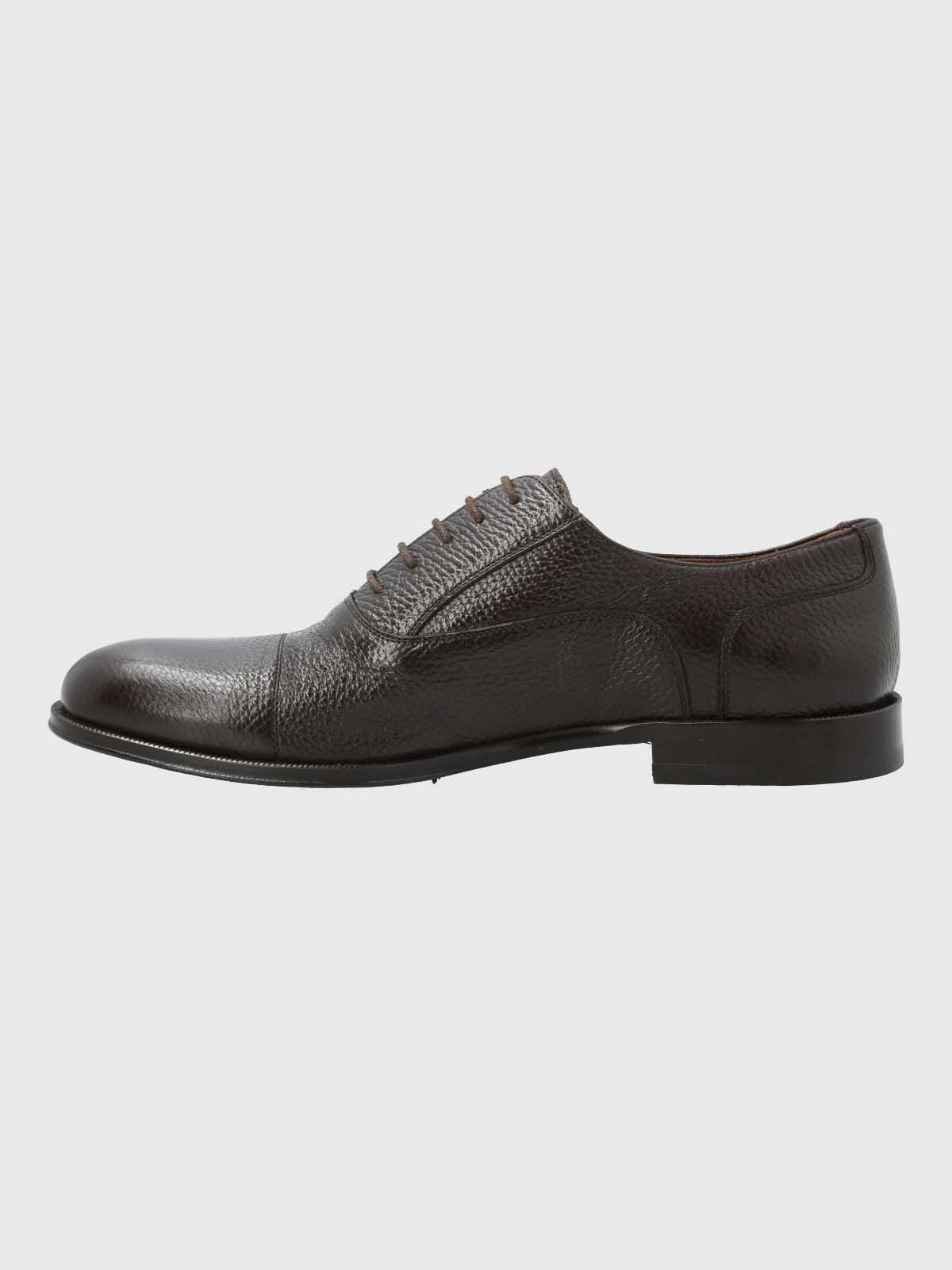 Zapato Italiano Hombre Cuero Padua Café-5