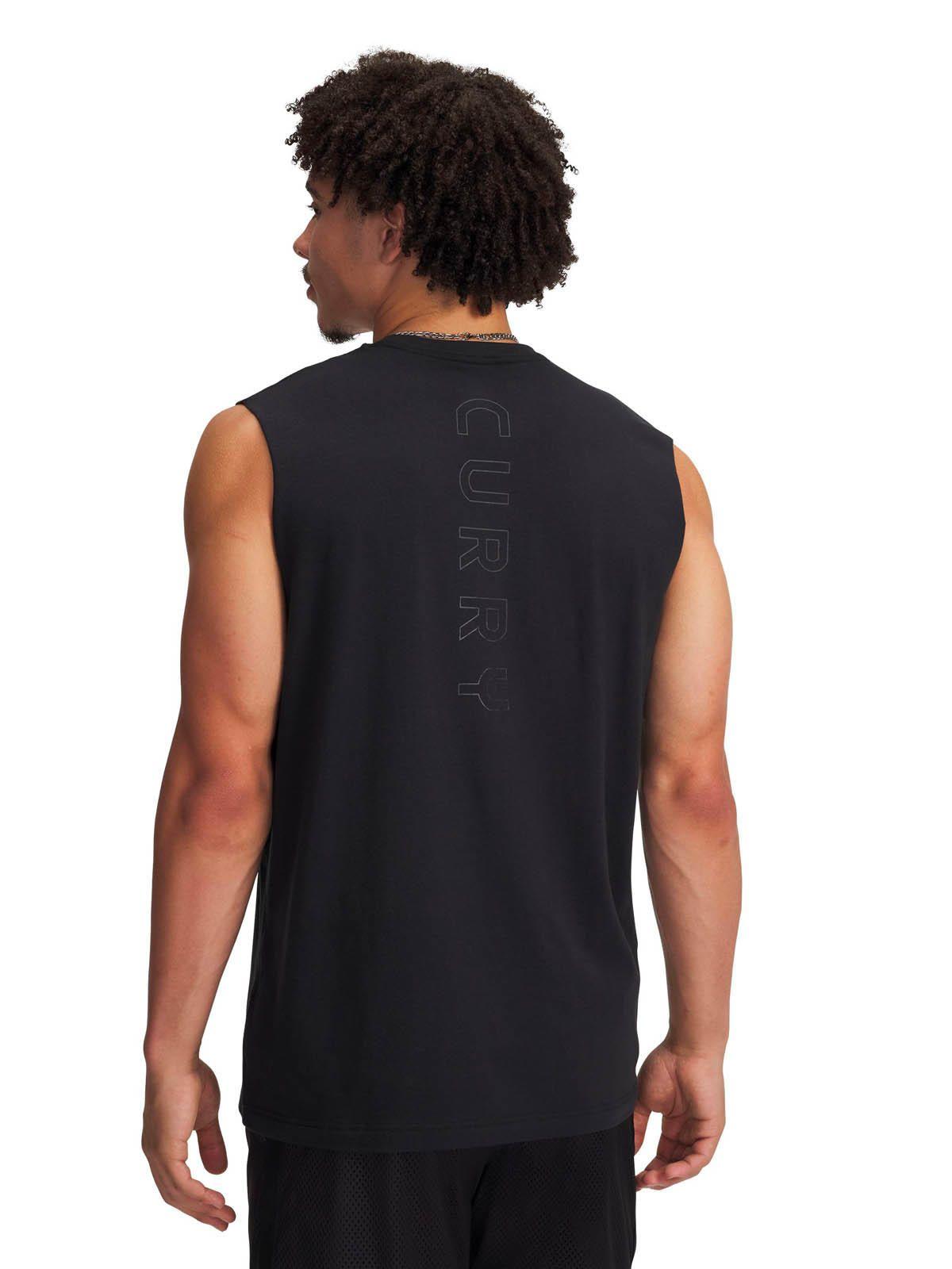 Polera Sin mangas Basketball  Hombre Curry sleeveless Negro -1