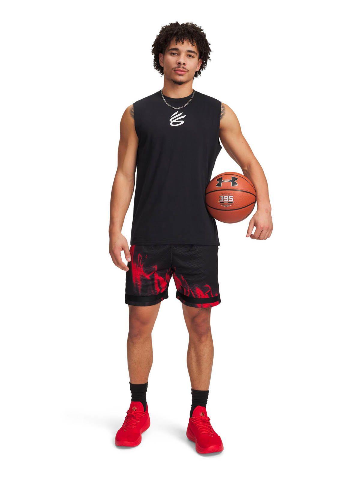 Polera Sin mangas Basketball  Hombre Curry sleeveless Negro -3