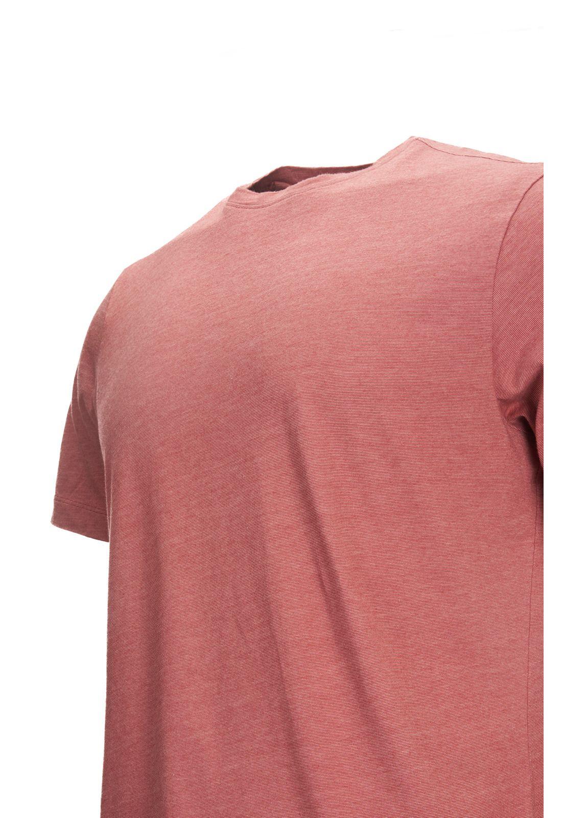 Polera M/C Hombre Stripe Rosado-3