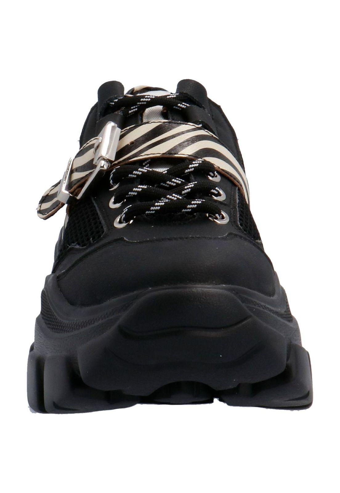 Zapatilla Cuero Mujer Ft-Mellea Black(111-2