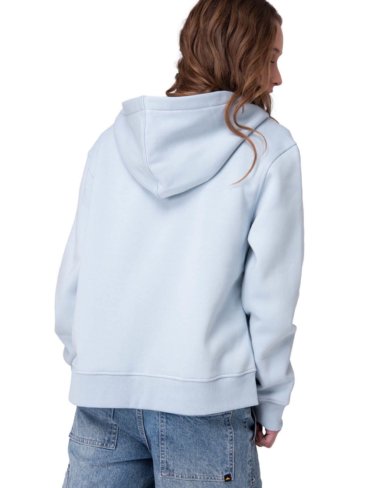 Poleron W Cat Patch Full Zip Mujer Celeste-1