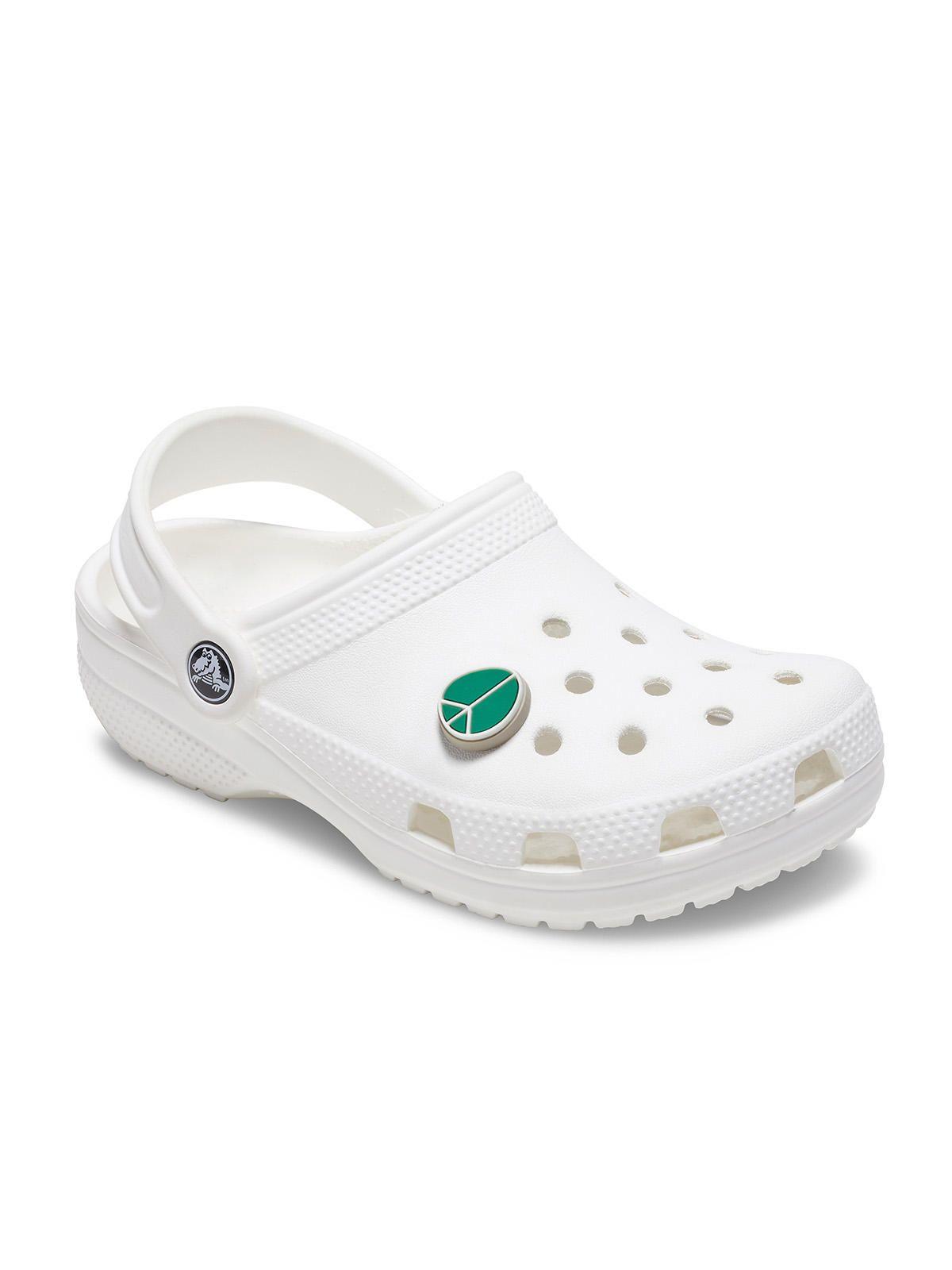 Jibbitz Crocs Símbolo Paz y Amor Verde-1