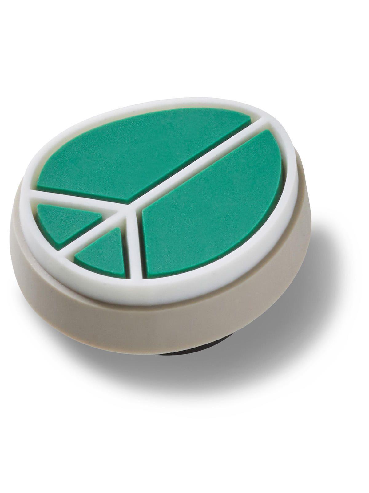 Jibbitz Crocs Símbolo Paz y Amor Verde-2