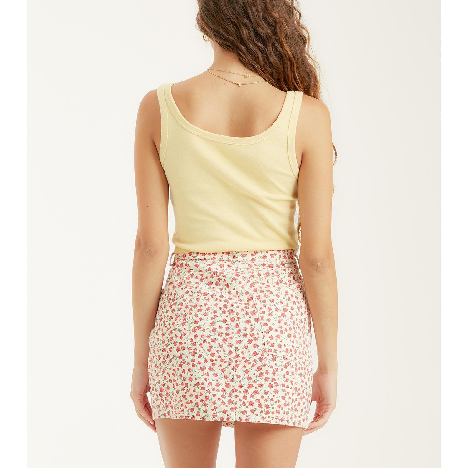 Polera S/M  Stay Golden Amarillo Mujer-2