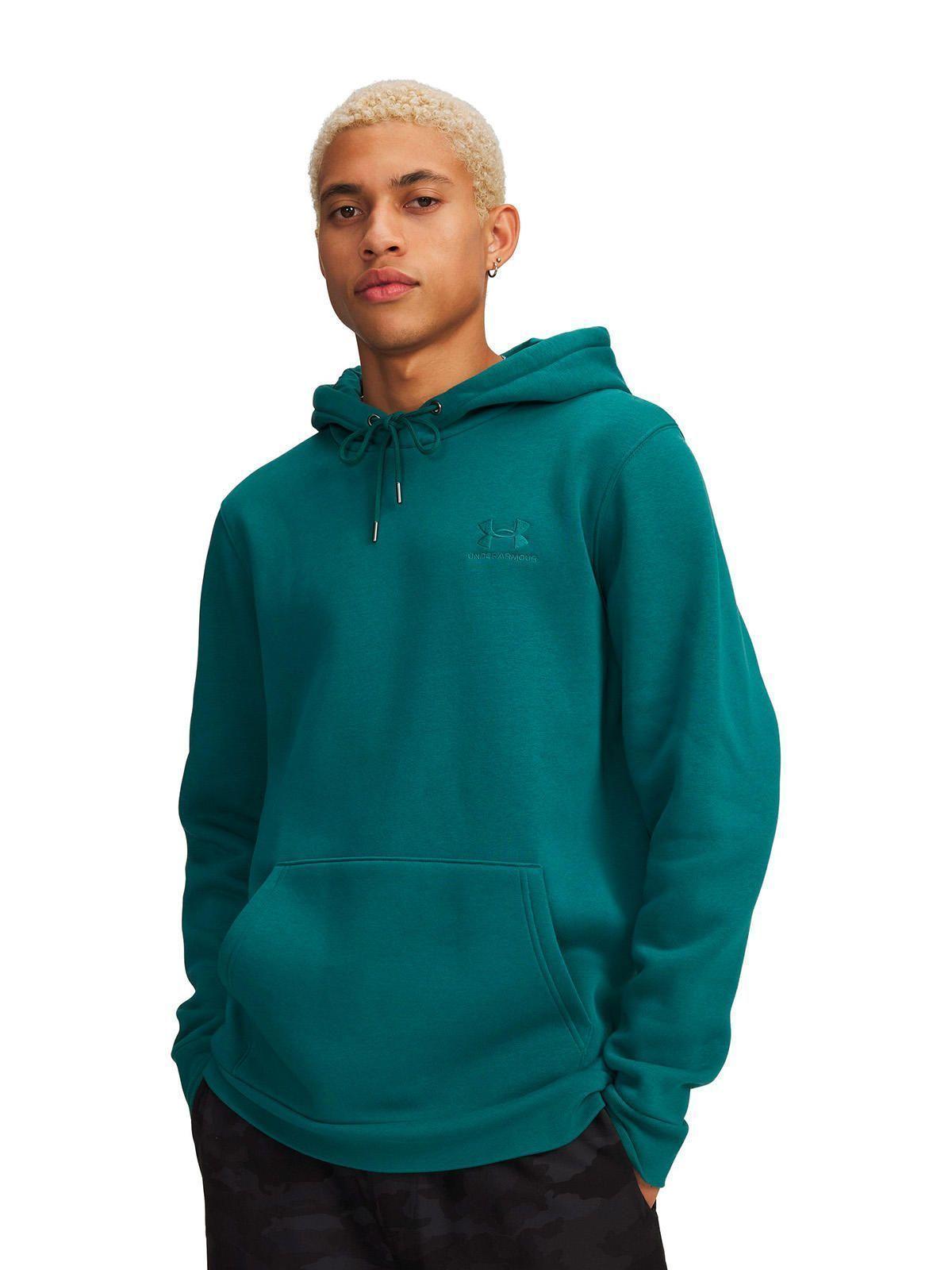Poleron UA Icon Fleece Verde Hombre-0