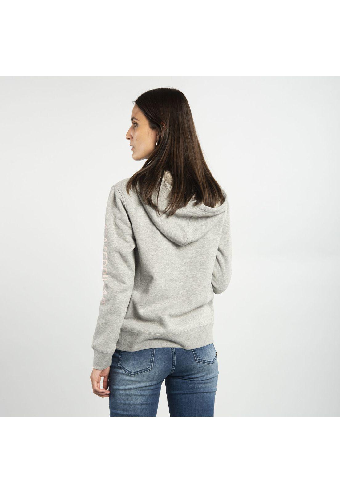 Polerón Mujer W Fdtn Logo Fz Hoody Gris-1