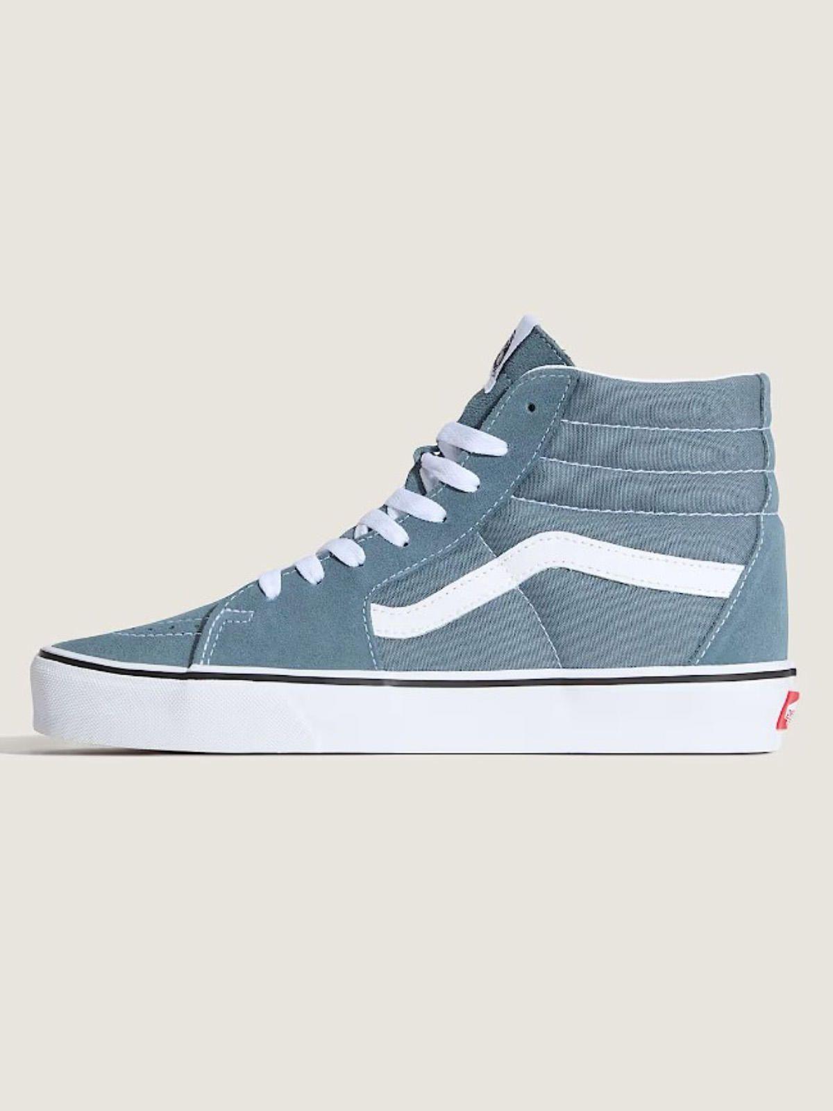Zapatilla C/Caña Unisex Sk8-Hi Celeste-3