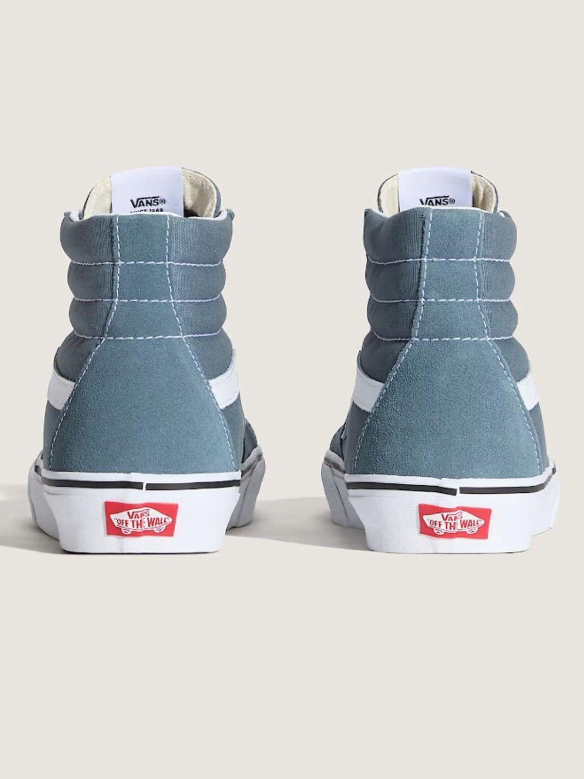 Zapatilla C/Caña Unisex Sk8-Hi Celeste-5