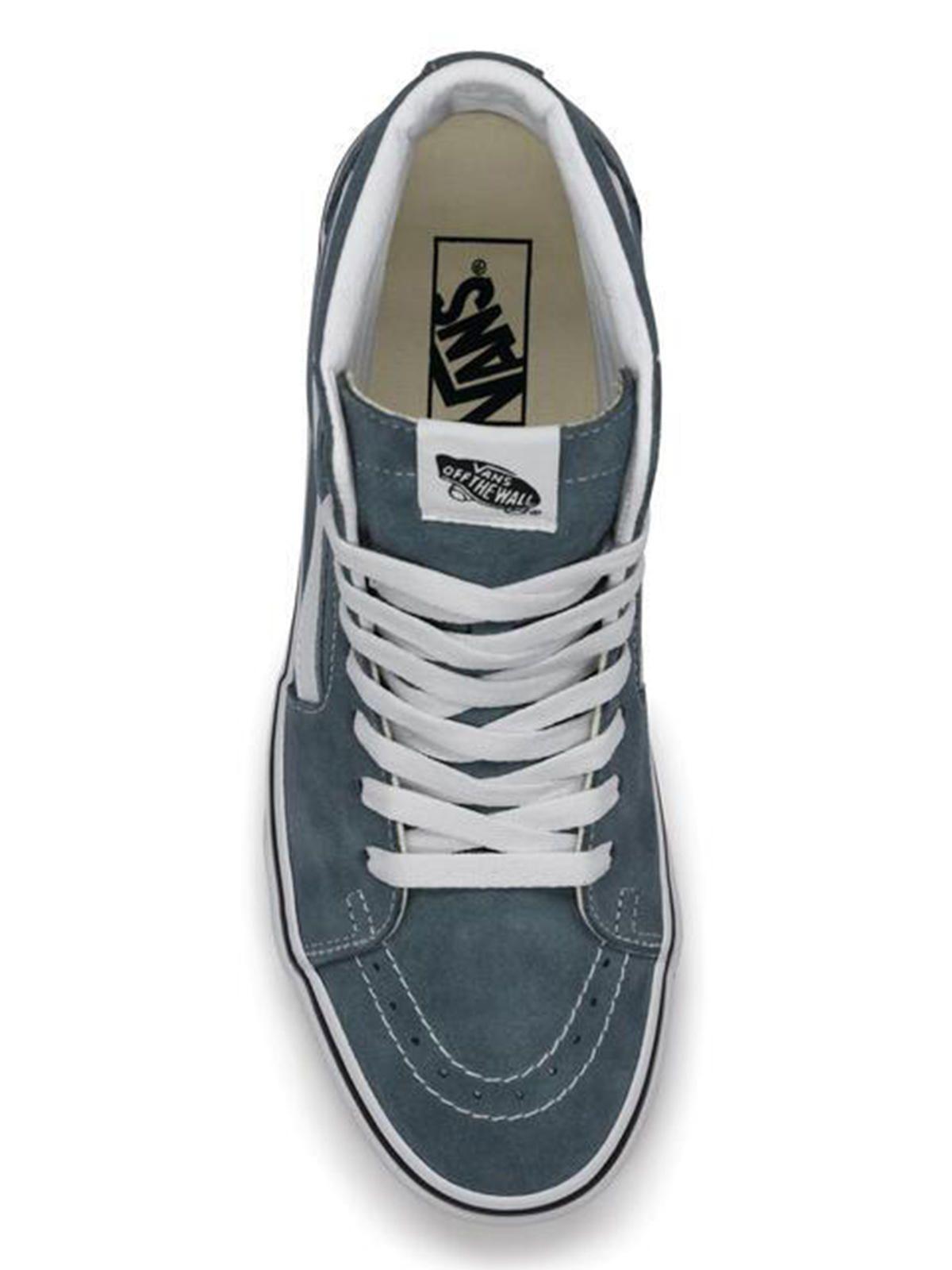 Zapatilla C/Caña Unisex Sk8-Hi Celeste-6