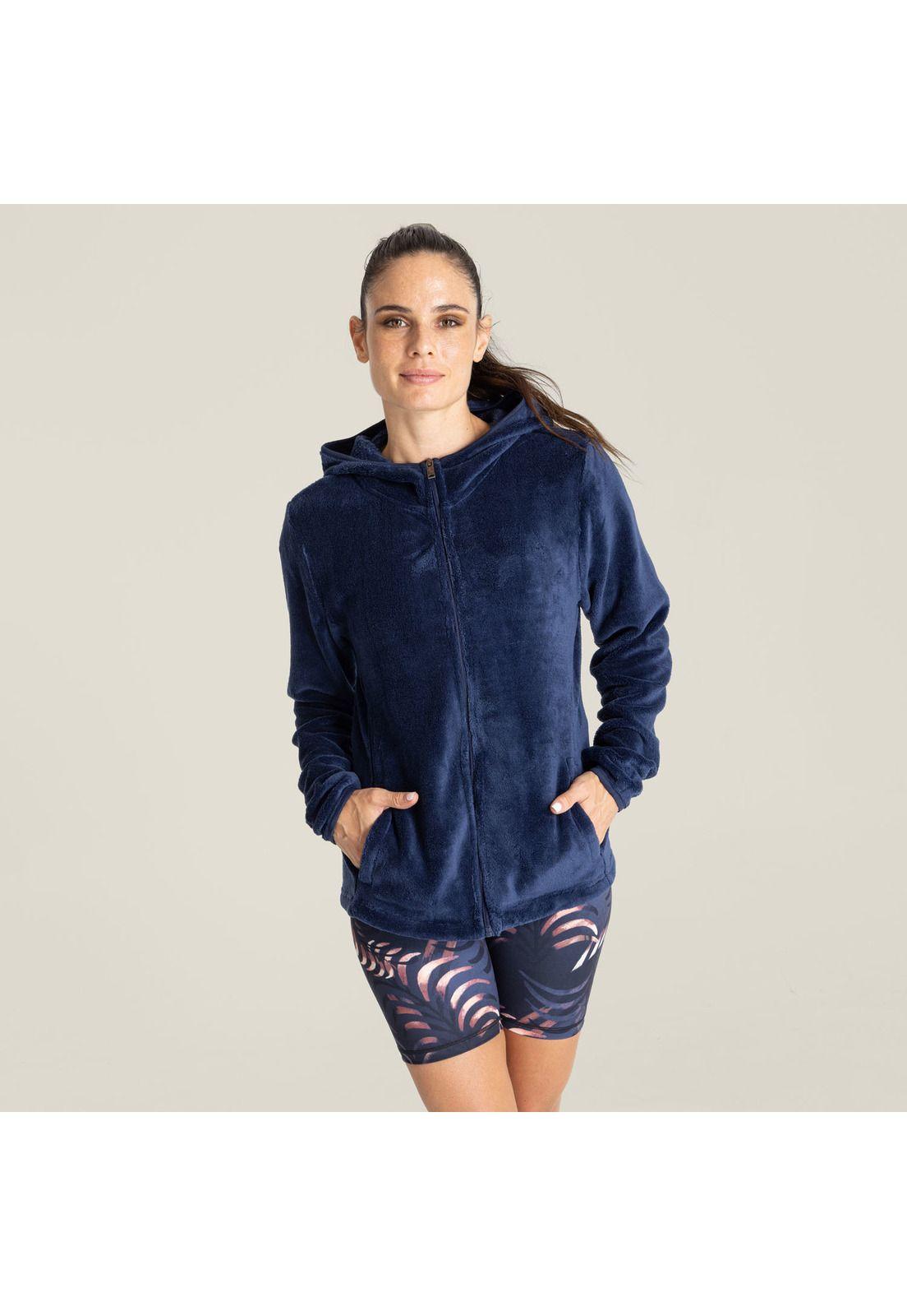 Polar Mujer Zip Hoodie Prema Azul Navy-3