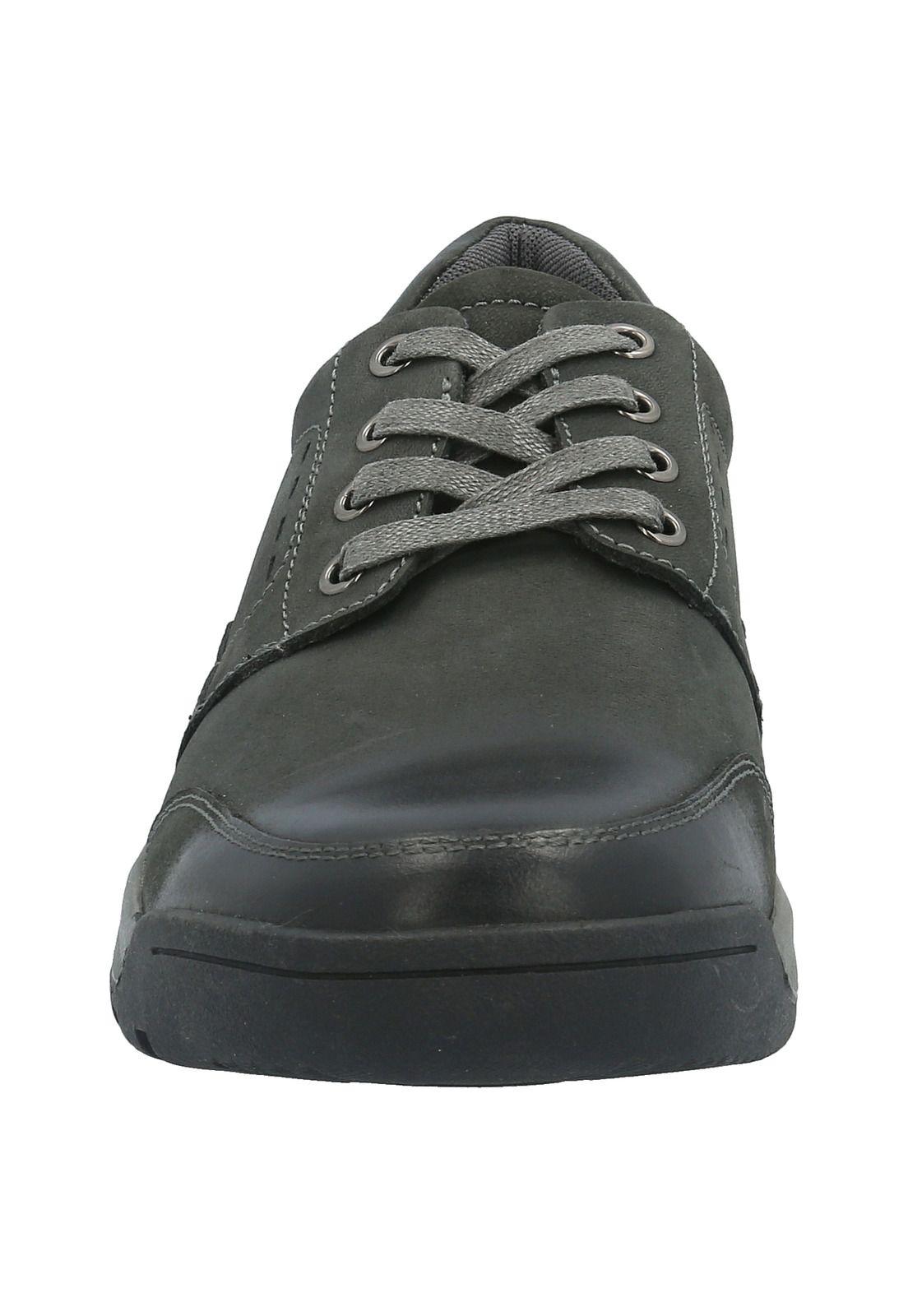 Zapato Cuero Hombre Duran Gris-2