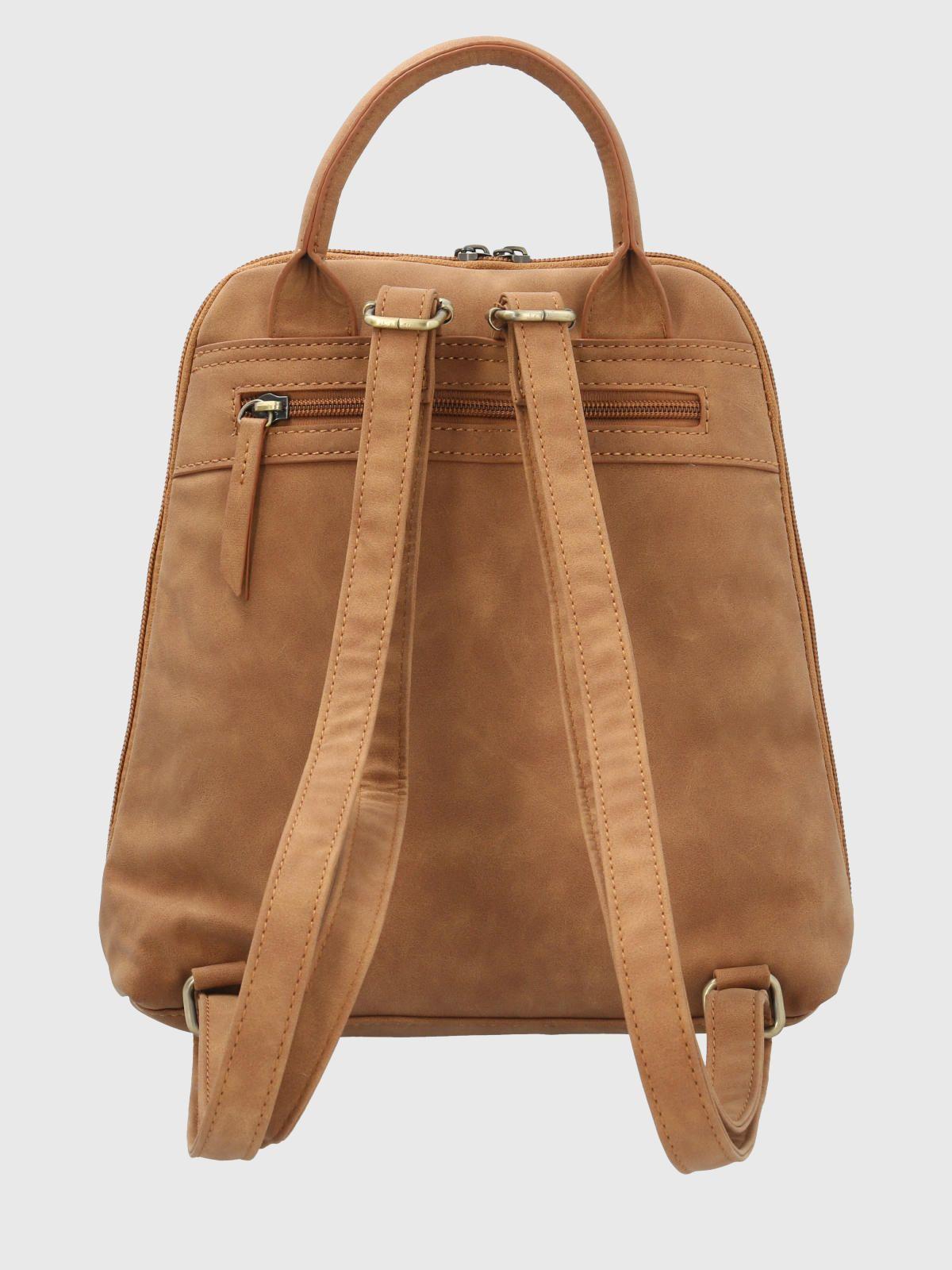Cartera Ecocuero Beige Dawson Back Mujer-2
