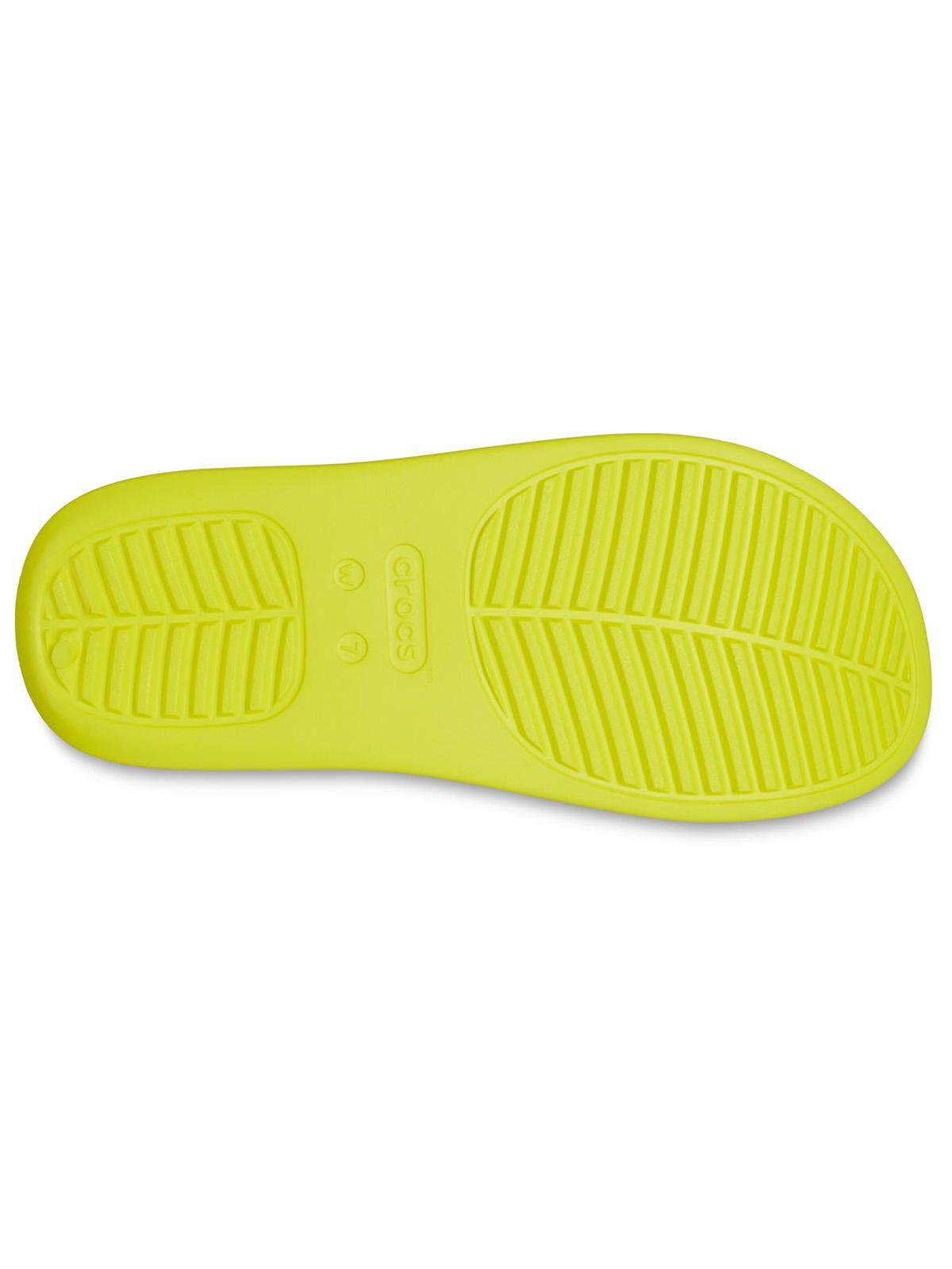Sandalia Crocs Mujer Getaway Ptfm Flip Amarillo-5