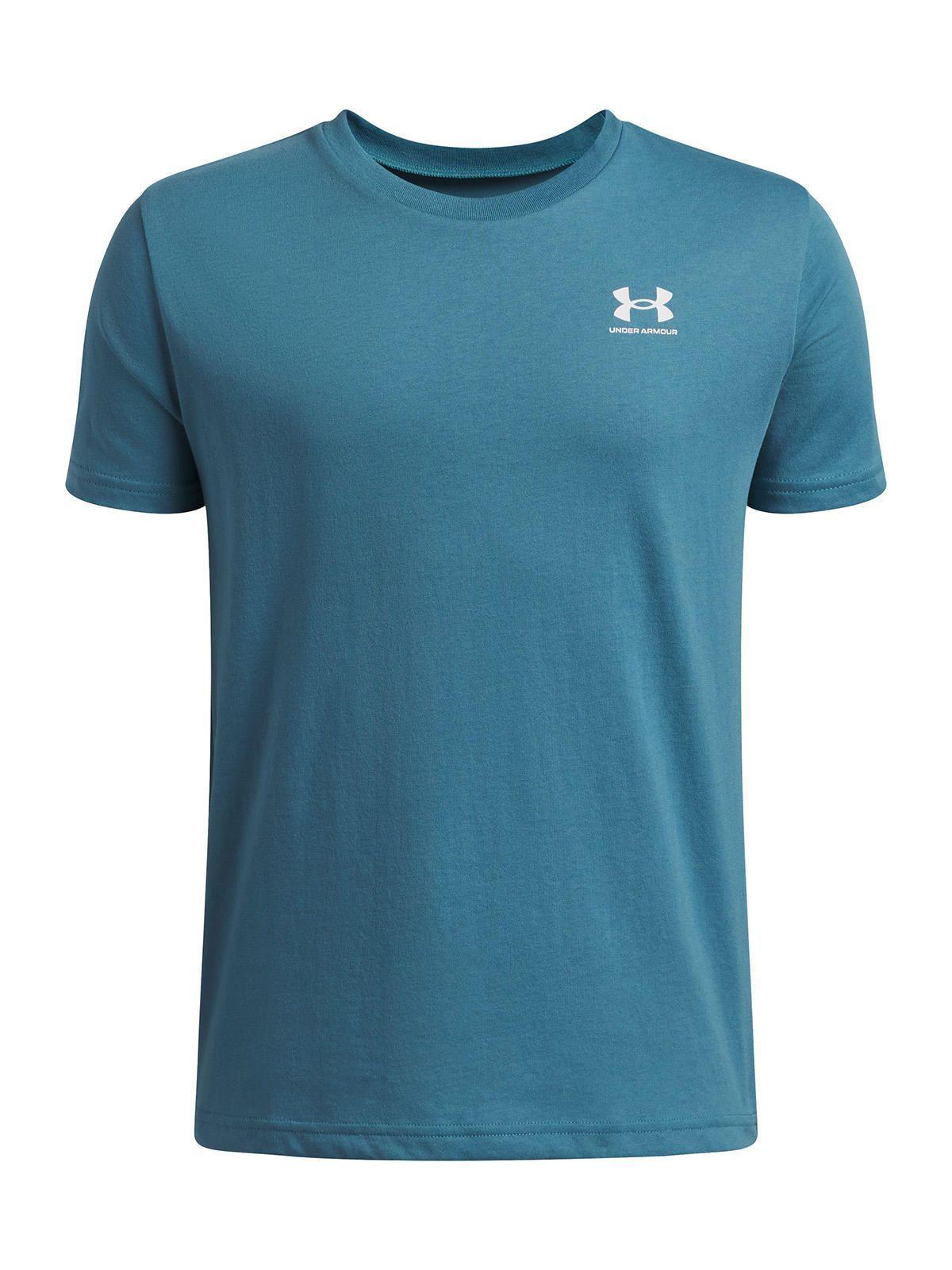 Polera M/C Niño Sportstyle Left Chest Polera Azul-0