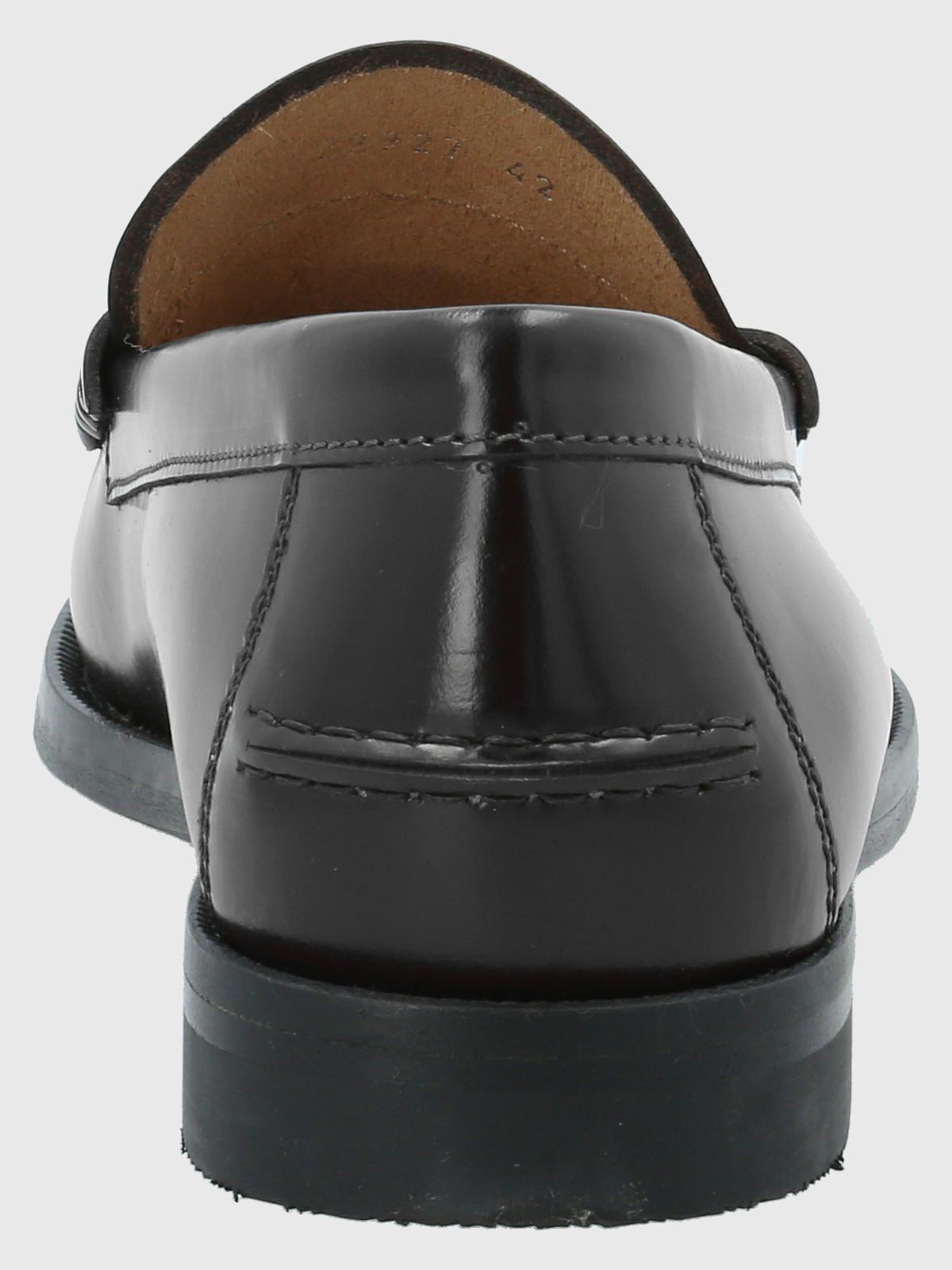 Mocasín Cuero Hombre Cerata Negro-6