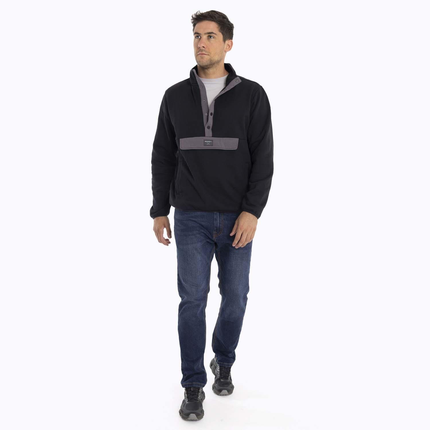 Poleron Hombre Salinas Negro Merrell-7