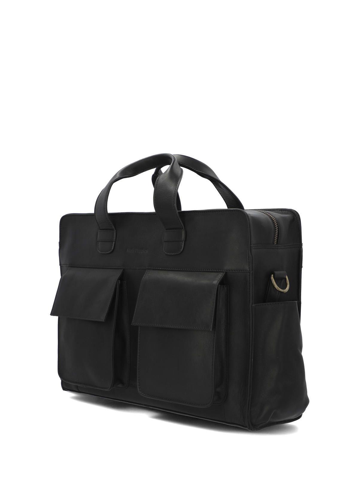 Maletín Cuero Unisex Ty Hudson Bag Negro-1