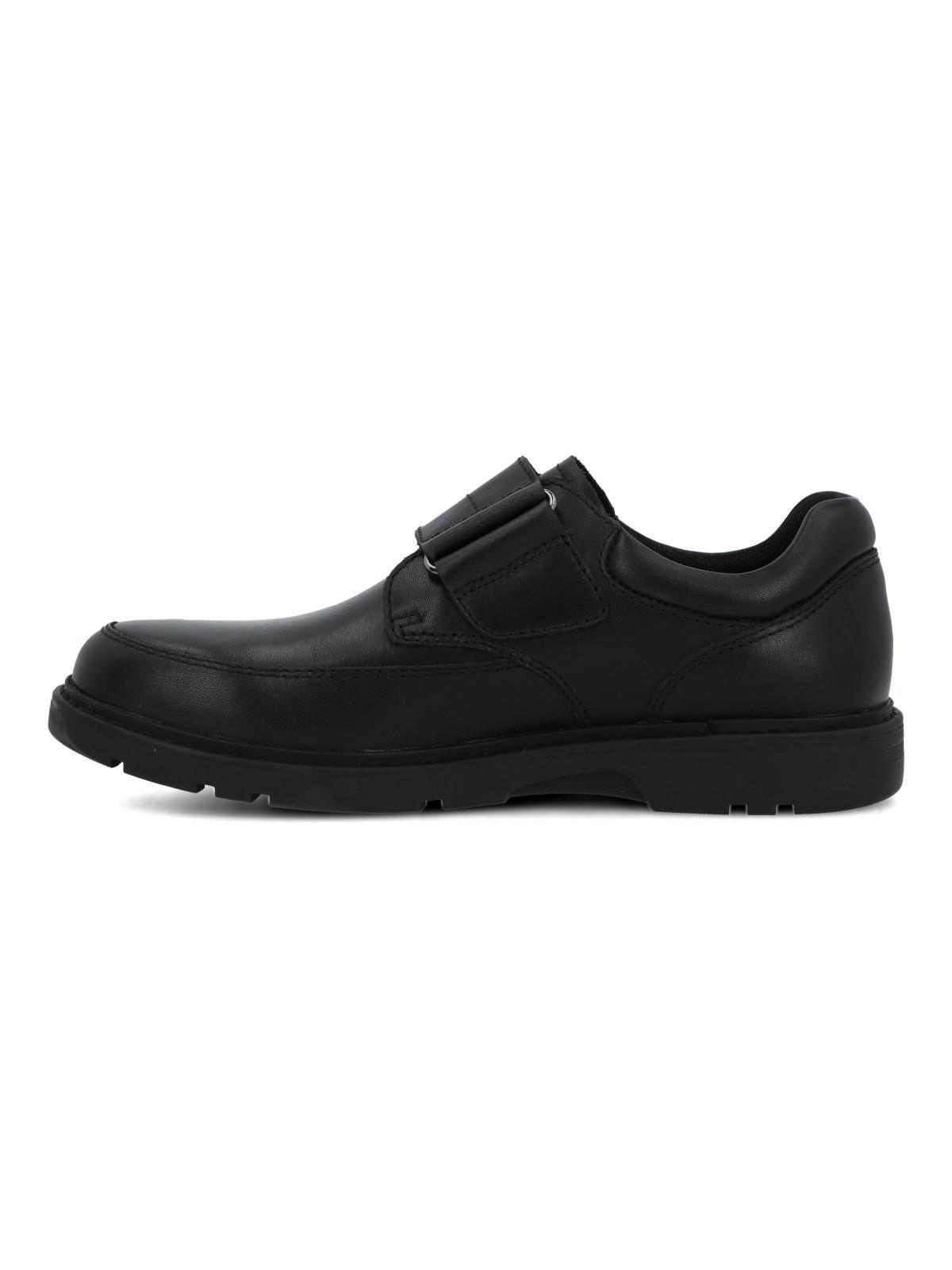 Zapato Escolar Cuero Niño Arco Negro-5