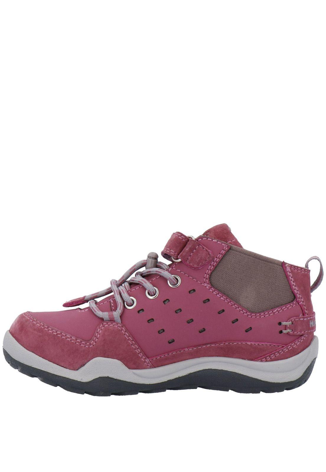 Zapatilla  Niña Rockland Hi Velcro Rosa-4