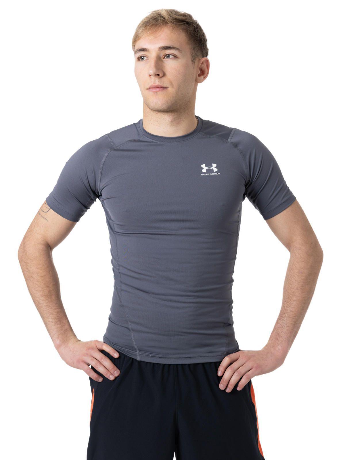 Primera Capa Superior Hombre Heatgear Superior Gris-3