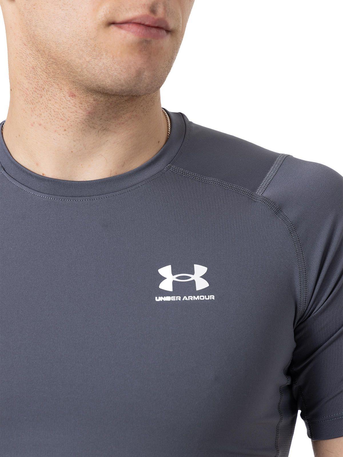 Primera Capa Superior Hombre Heatgear Superior Gris-5