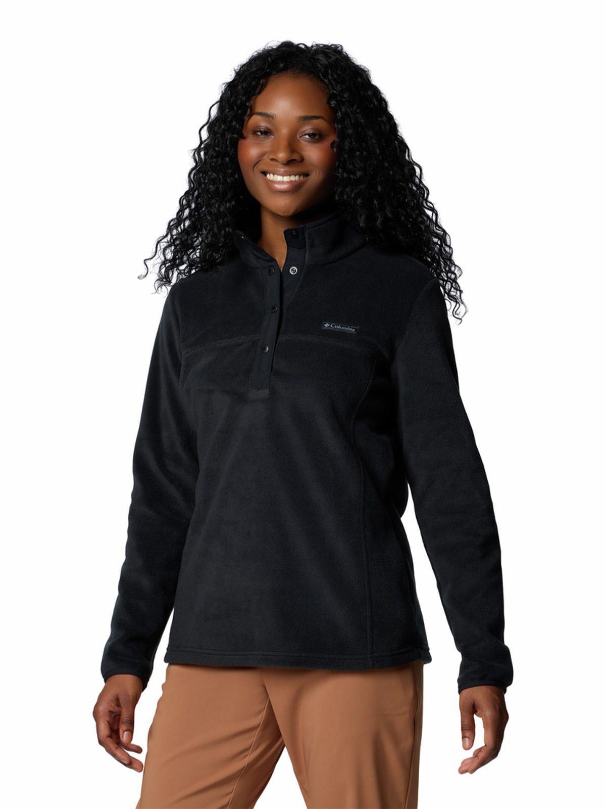 Polar Mujer Benton Springs Half Snap Negro-1
