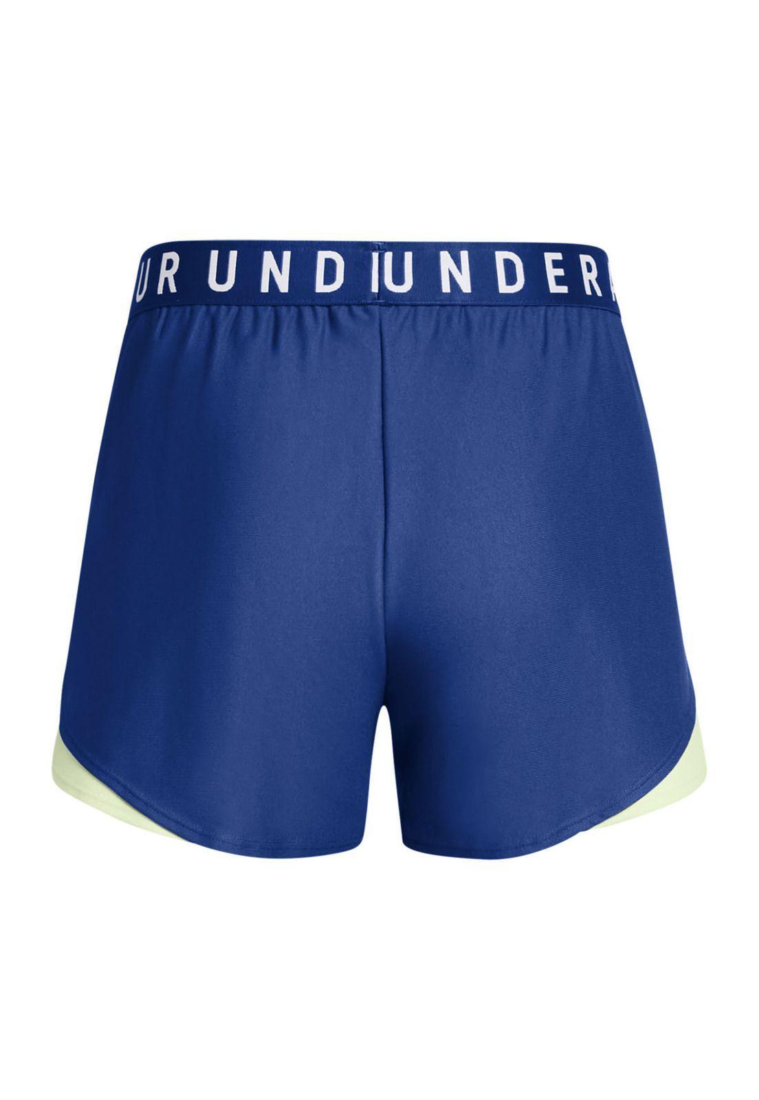 Shorts UA Play Up 3.0 para mujer Azul-1