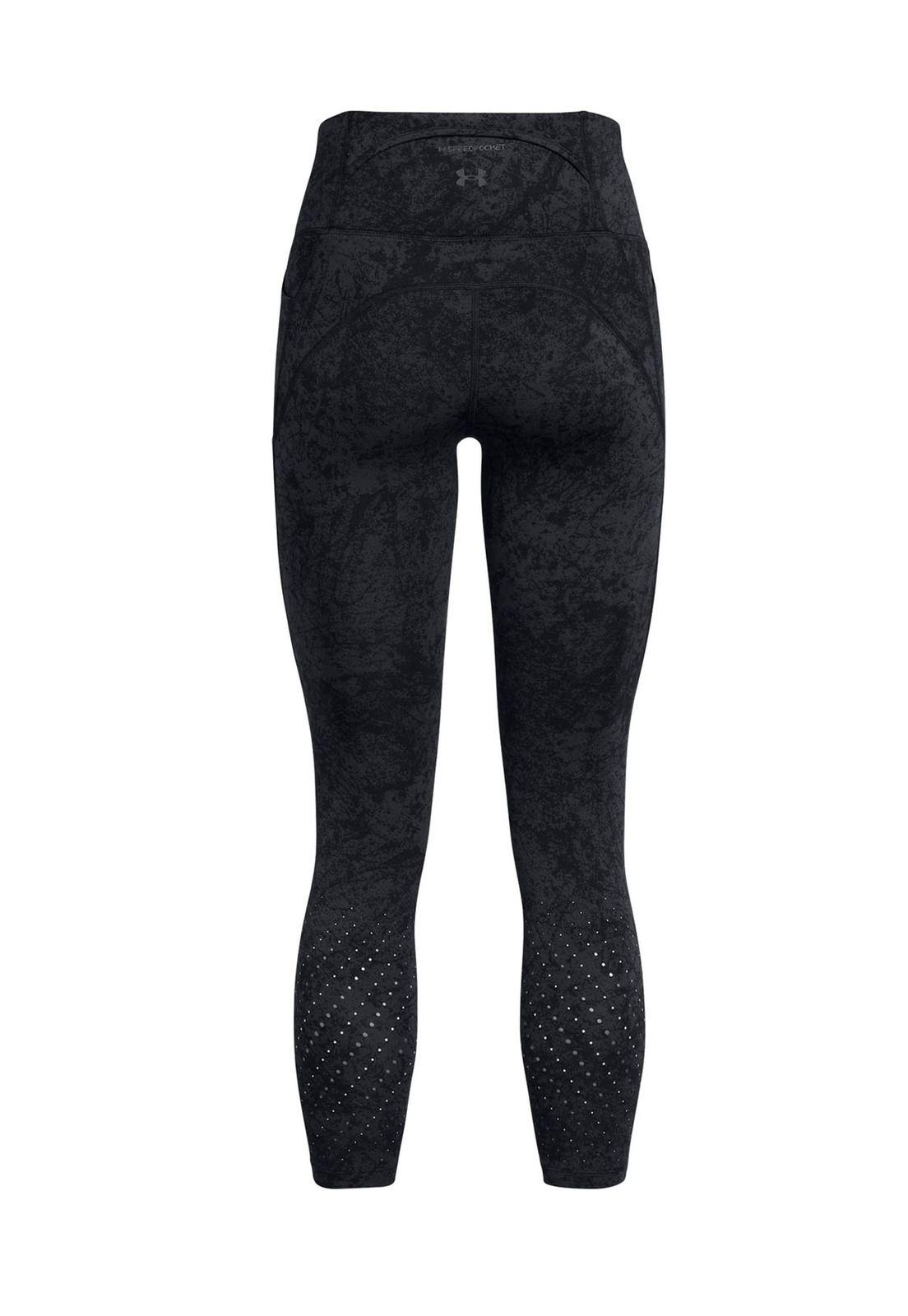 Leggings UA Launch Elite para mujer Negro-1