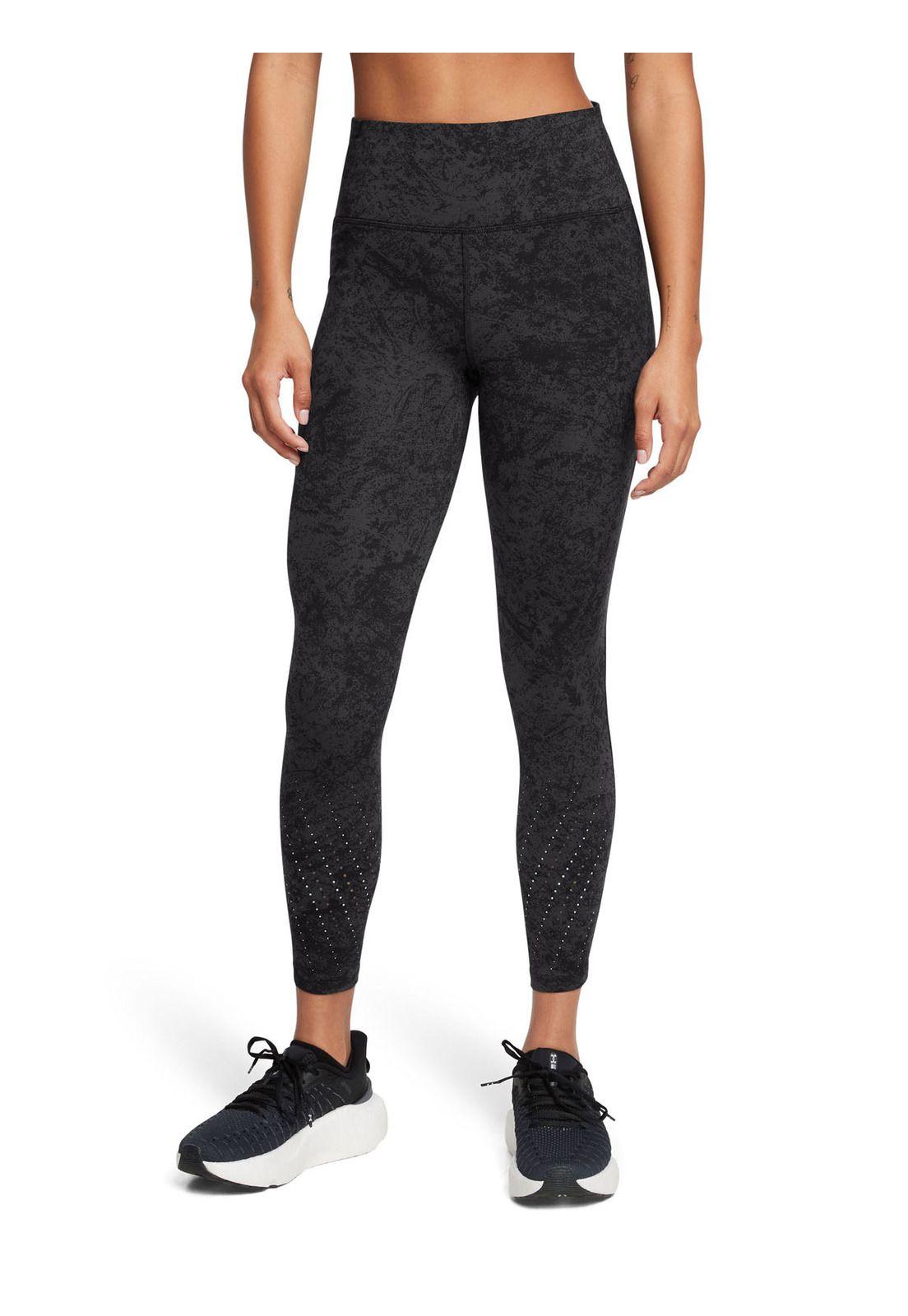 Leggings UA Launch Elite para mujer Negro-3
