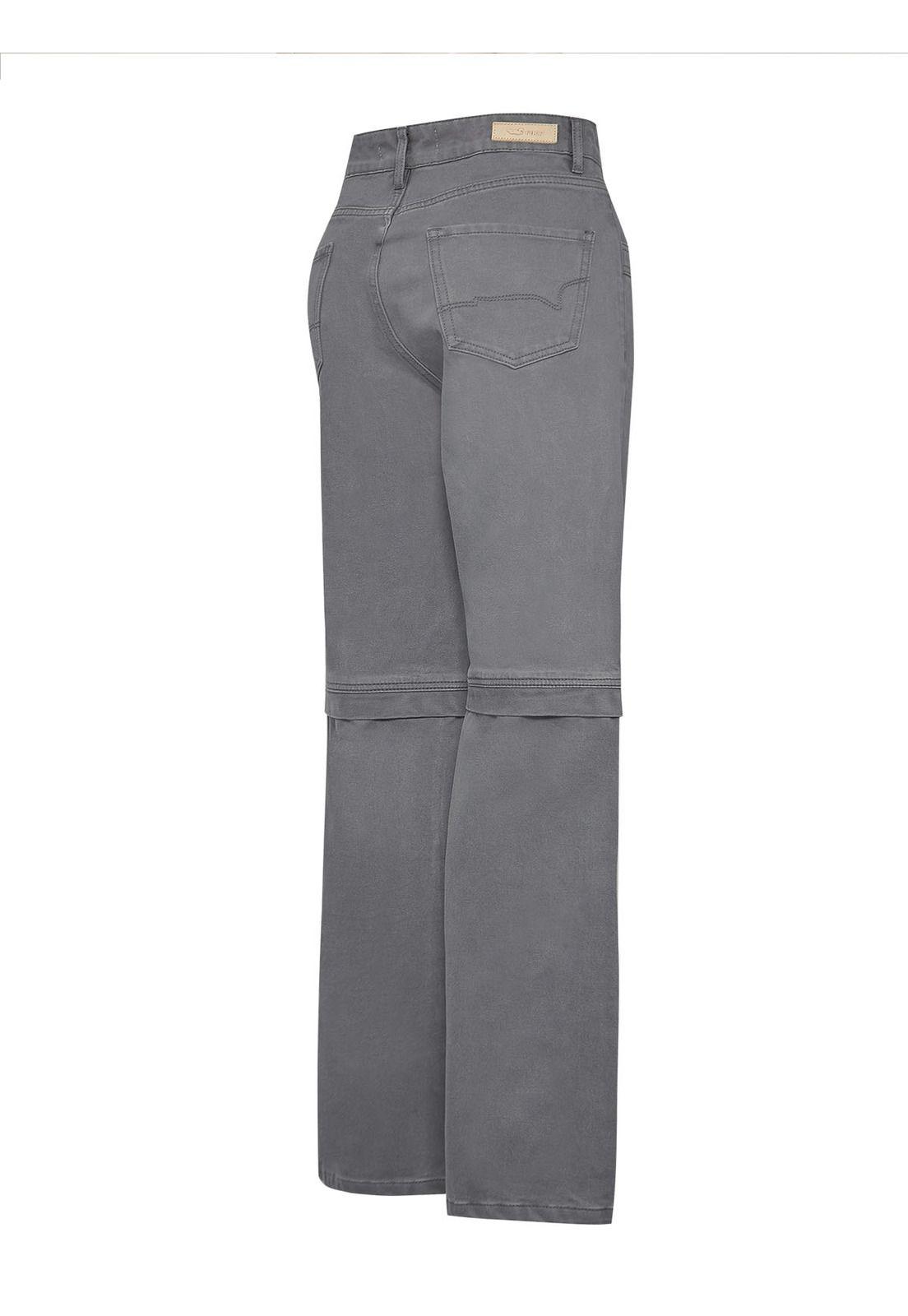 Jeans Algodón Mujer Traful Gris-1